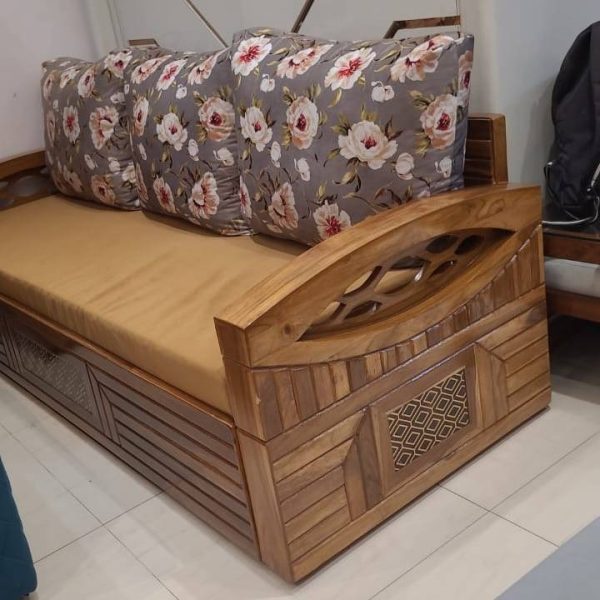 Sofa Cum Bed Teak Wood (6*5)