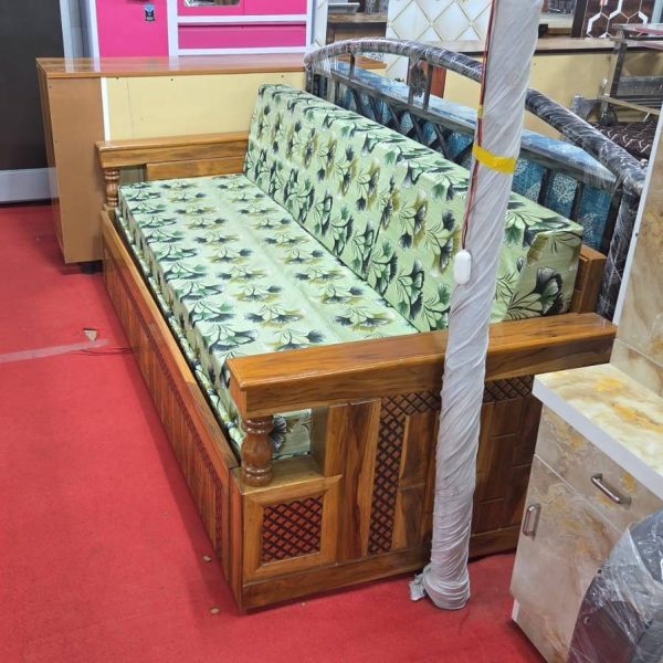 Sofa cum bed teak wood (6*5)